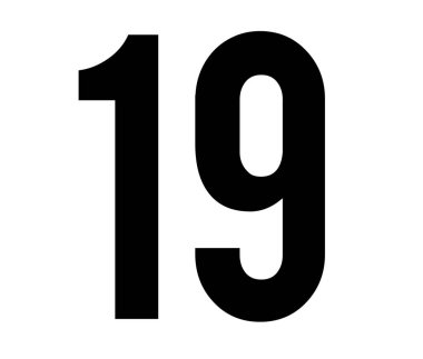 890 Numara tasarımı beyaz arkaplan