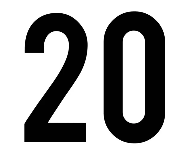  Sayı tasarımı beyaz arkaplan