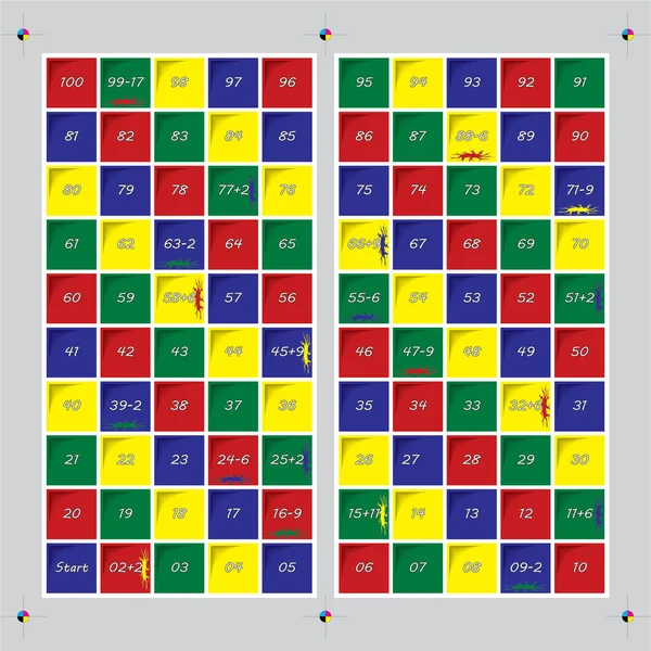 Ludo board modelo vetor imprimível