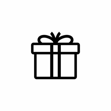 Uygulamalar, web sitesi veya herhangi bir şey için Basit Temizleme Özeti Hediye Vektörü Simgesi