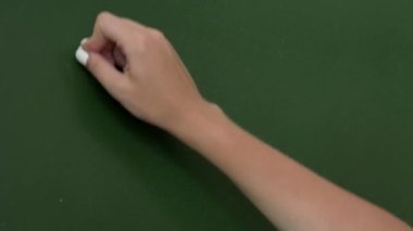 Öğretmen el yazısı İslamcı terör hareketi Taliban Afganistan tahtası
