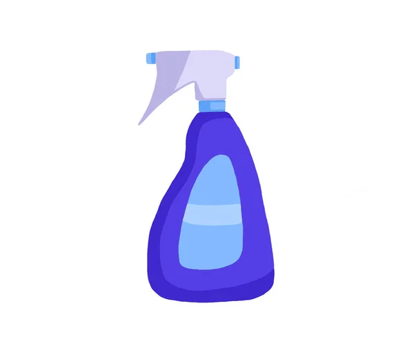 Uppsättning Rengöringsmedel Illustration Hushållsflaskor Sanitära Kemikalier Rengöringsmedel Utrustning Rengöringsmedel Flaskor — Stockfoto
