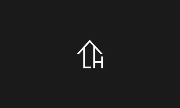 Estate Property Construction Logo 디자인을 바탕에 모양의 — 스톡 벡터