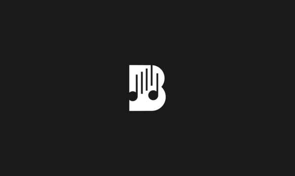 Písmeno Logo Design Cheese Shape Nebo Music Shape Nebo Ribon — Stockový vektor