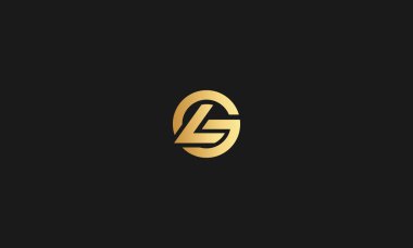 İlk tabanlı modern ve minimal logo. LG or GL harfi moda monogram simgesi. Evrensel profesyonel lüks alfabe vektör tasarımı