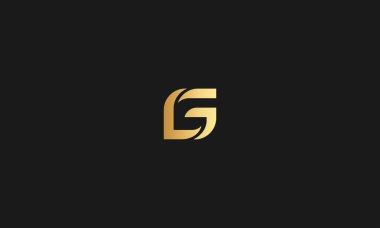 İlk tabanlı modern ve minimal logo. LG or GL harfi moda monogram simgesi. Evrensel profesyonel lüks alfabe vektör tasarımı