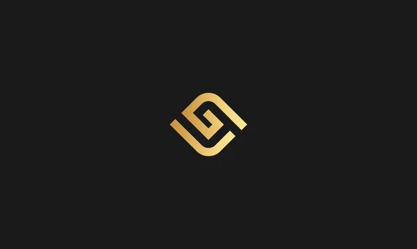 İlk tabanlı modern ve minimal logo. GJ ya da JG harfi moda monogram simgesi. Evrensel profesyonel lüks alfabe vektör tasarımı