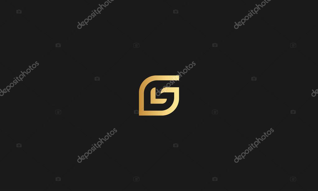 Initial based modern and minimal Logo. LG OR GL letter trendy  monogram icon symbol. Universal professional elegant luxury alphabet vector design