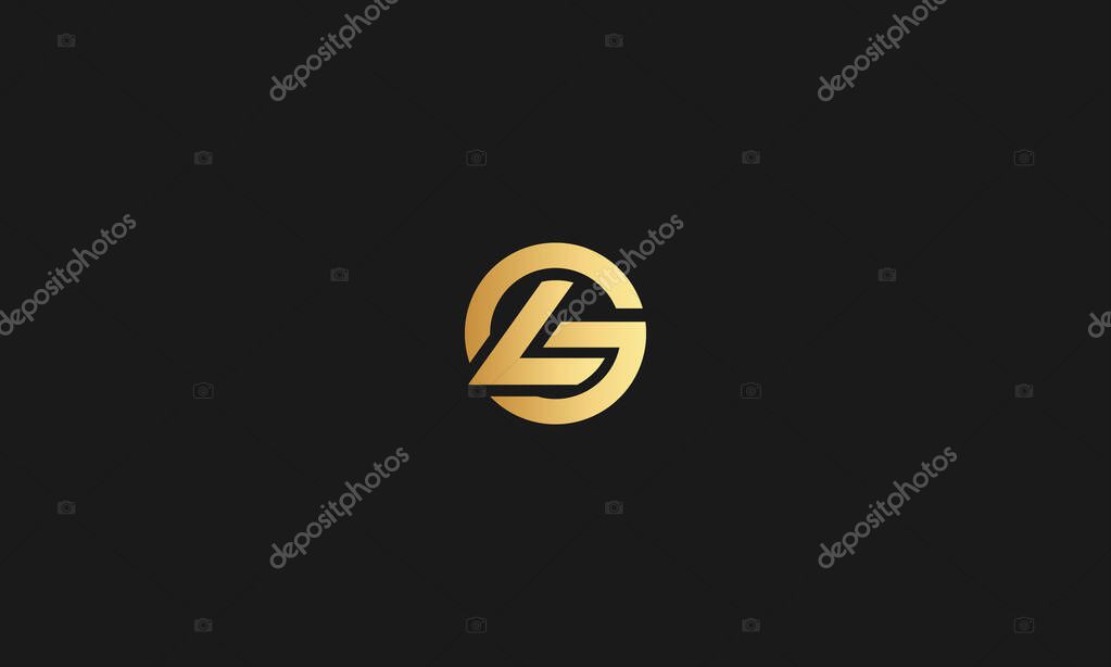 Initial based modern and minimal Logo. LG OR GL letter trendy  monogram icon symbol. Universal professional elegant luxury alphabet vector design