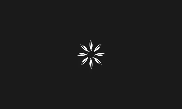 Abstraktní Ikony Logo Flower Šablona Návrhu Rozkvět Závodu Plochý — Stockový vektor