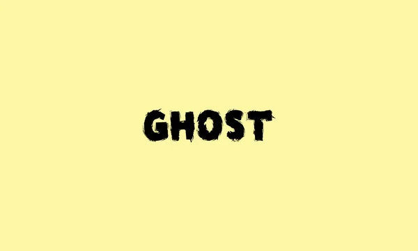 Unikátní Atraktivní Kreativní Moderní Ghost Logo Design Vektorové Ilustrace — Stockový vektor