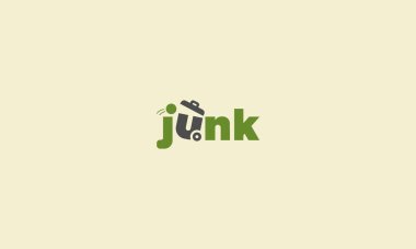 Çöp temizleme çözüm hizmetleri logo tasarım şablonu grafiği