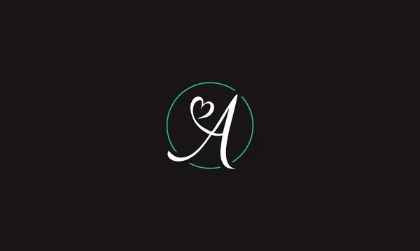 Icono Logotipo Abstracto Creativo Letra Corazón Para Empresa — Vector de stock