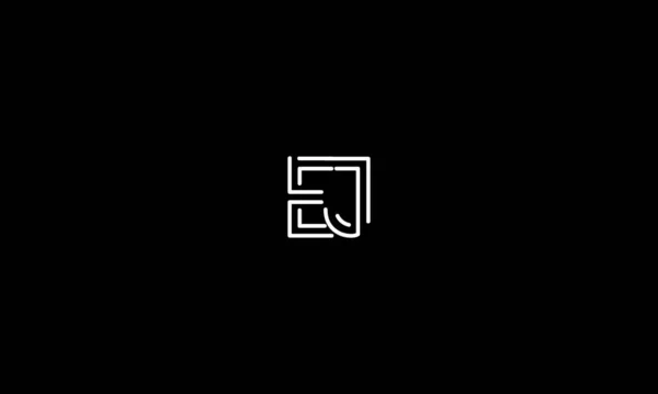 Abstrakt Bokstäver Logotyp Design Kreativ Premium Minimal Mall För Emblem — Stock vektor