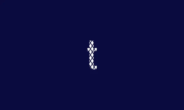 Logo Alfabetu Negatywnym Efektem Przestrzennym Krzyżykiem Dla Ilustracji — Wektor stockowy