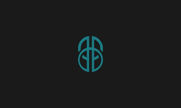 带有近地空间效果的字母B Logo设计 — 图库矢量图片