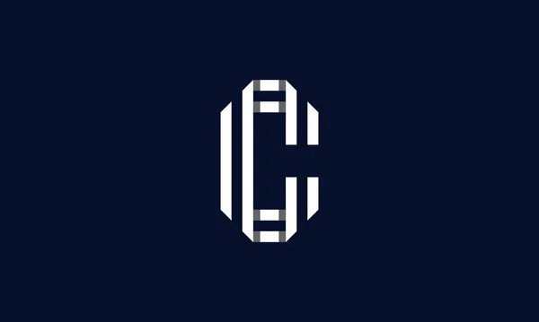 Letter Logo Design Mit Linienkunst Für Illustrationsverwendung — Stockvektor