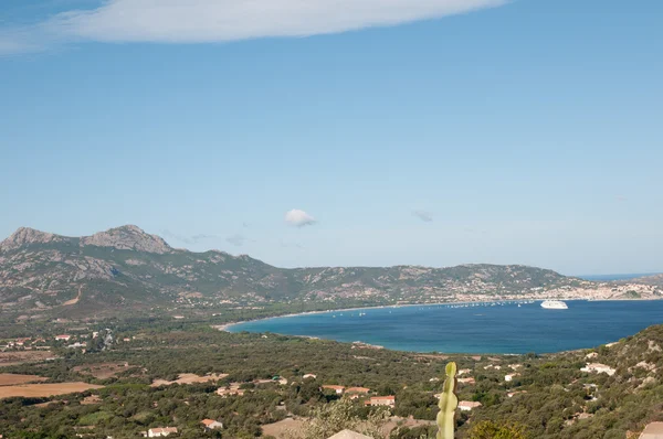 Vista sobre a costa da Córsega — Fotografia de Stock