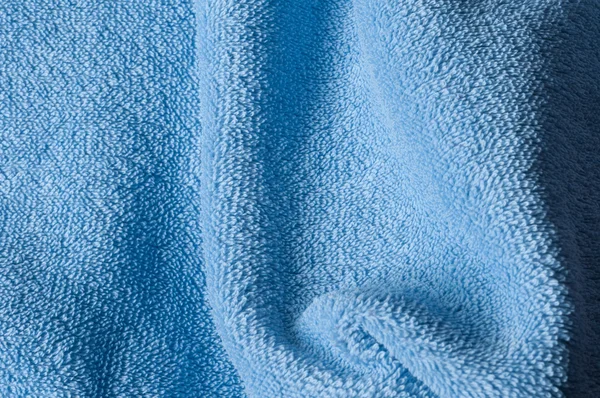 Blue terrycloth — Stock Photo, Image