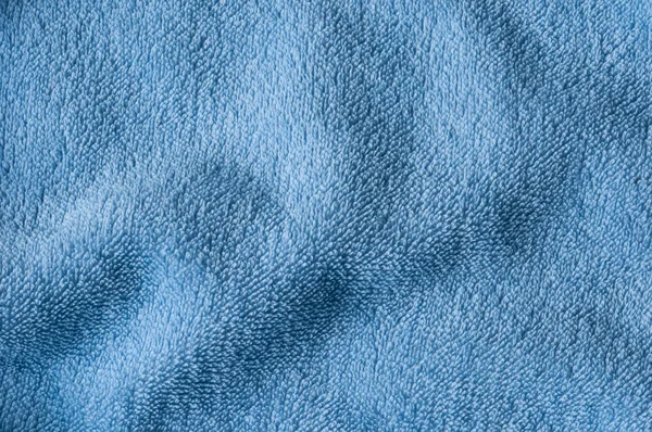 Blue terrycloth — Stock Photo, Image