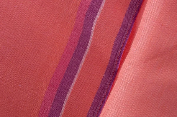 Fine pink cotton cloth — Stock Photo, Image