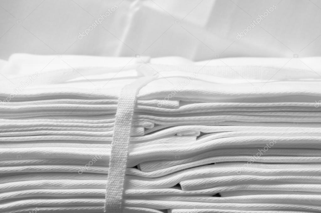 bundle of white cloth