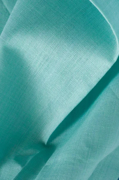 Ironed folds in fine woven cotton batiste — Stock Photo, Image