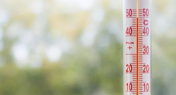 Termometre misuring 50 derece ısı
