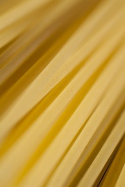 Pişmemiş spagetti makarna Close-Up