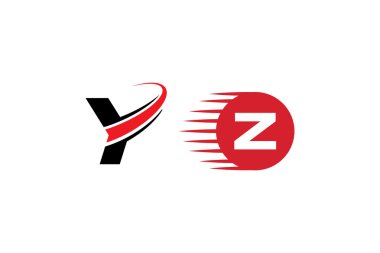 Mektup simgesini tasarımlar Y Z