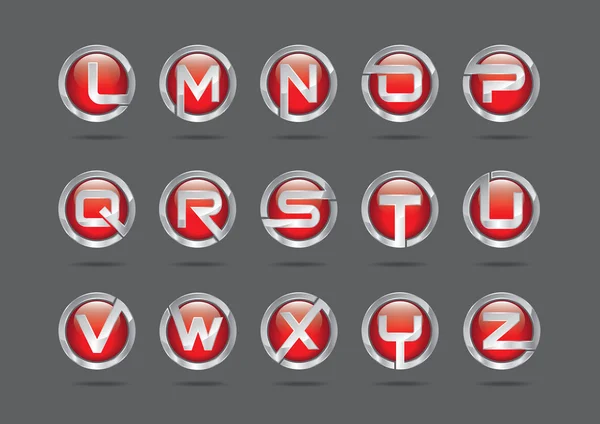 Mektup simgesini tasarımlar — Stok Vektör