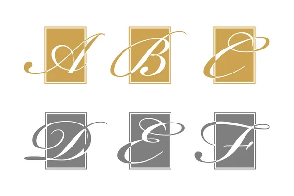 Alfabe / mektup logo tasarımları