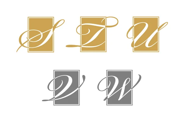 Alfabe / mektup logo tasarımları