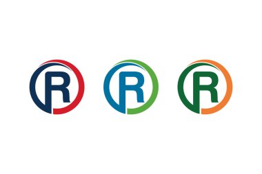 R harfi tasarımlar