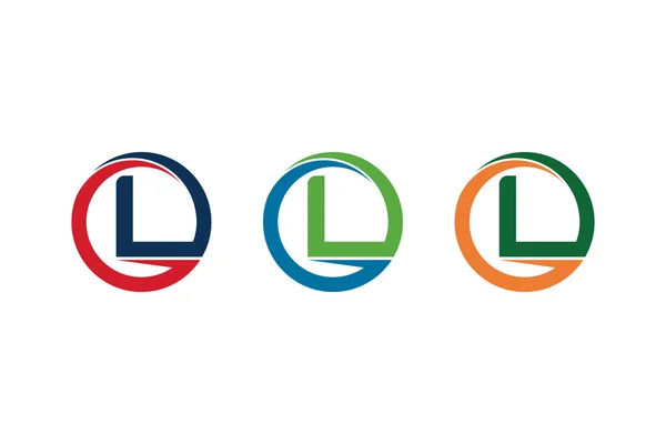Mektup tasarımlar L — Stok Vektör
