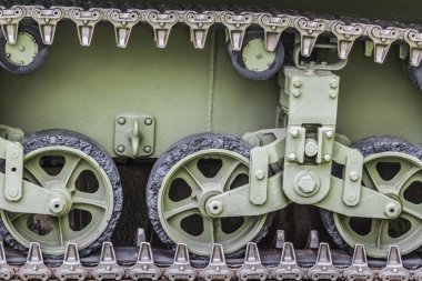 İkinci Dünya Savaşı bize Ordu Tank Stuart Caterpillar sürücü mekanizması detay