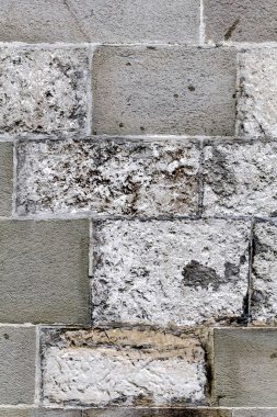 Ortaçağ Kalesi taş sur detay