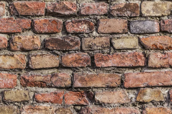 Medieval Fortress Antique Brick Rampart Detail — Stock Photo, Image