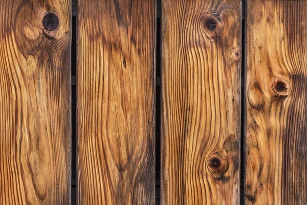 Old Rustic Wooden Fence Knotted Planks Detail — Stock Photo, Image