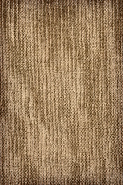 Artist Unprimed Linen Duck Coarse Grain Canvas Grunge Texture — Stock Photo, Image