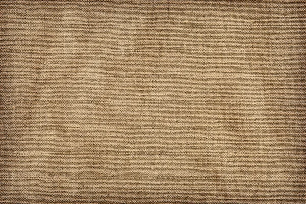 Artist Unprimed Linen Duck Coarse Grain Canvas Grunge Texture — Stock Photo, Image