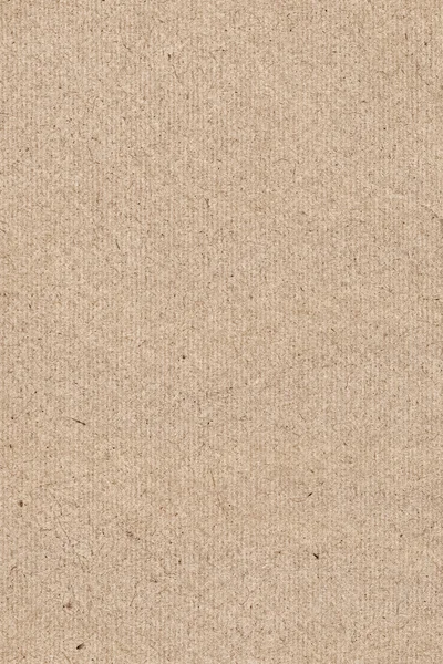 Recycle Beige Striped Kraft Paper Extra Coarse Grunge Texture — Stock Photo, Image