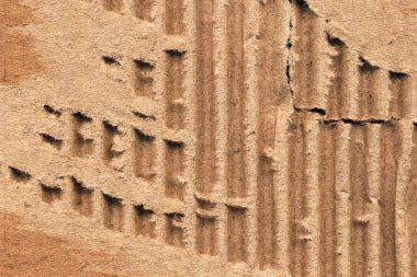 Oluklu karton geri dönüşüm yırtık Grunge doku