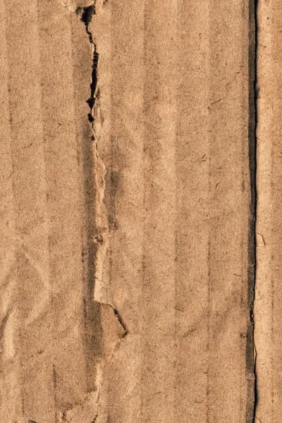 Oluklu karton geri dönüşüm yırtık Grunge doku — Stok fotoğraf