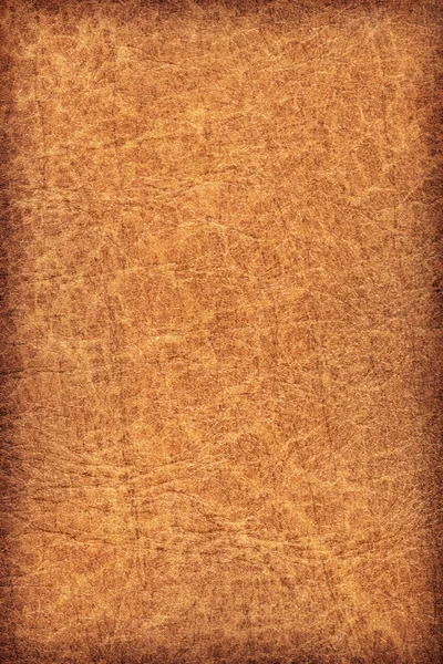 Vieux cuir de vache froissé froissé texture échantillon détail — Photo
