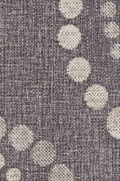 Acrylic Polyethylene Upholstery Woven Fabric with Gray and White Pattern Sample — Stock Photo, Image
