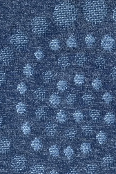 Upholstery Acrylic-PE Yellow Marine Blue Mesh Pattern Fabric Texture Sample — Stock Photo, Image