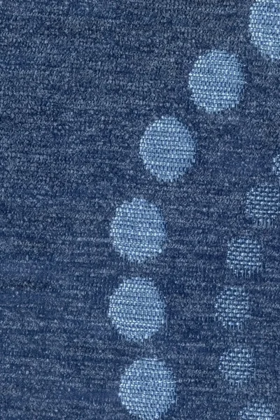 Upholstery Acrylic-PE Yellow Marine Blue Mesh Pattern Fabric Texture Sample — Stock Photo, Image