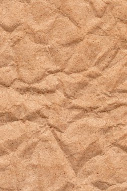 Brown geri dönüşüm Kraft kağıt buruşuk doku
