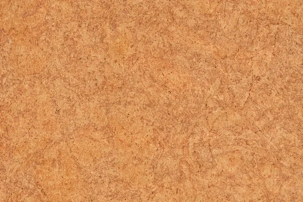 Recycler le papier brun clair à la main grain grossier moucheté texture grunge — Photo